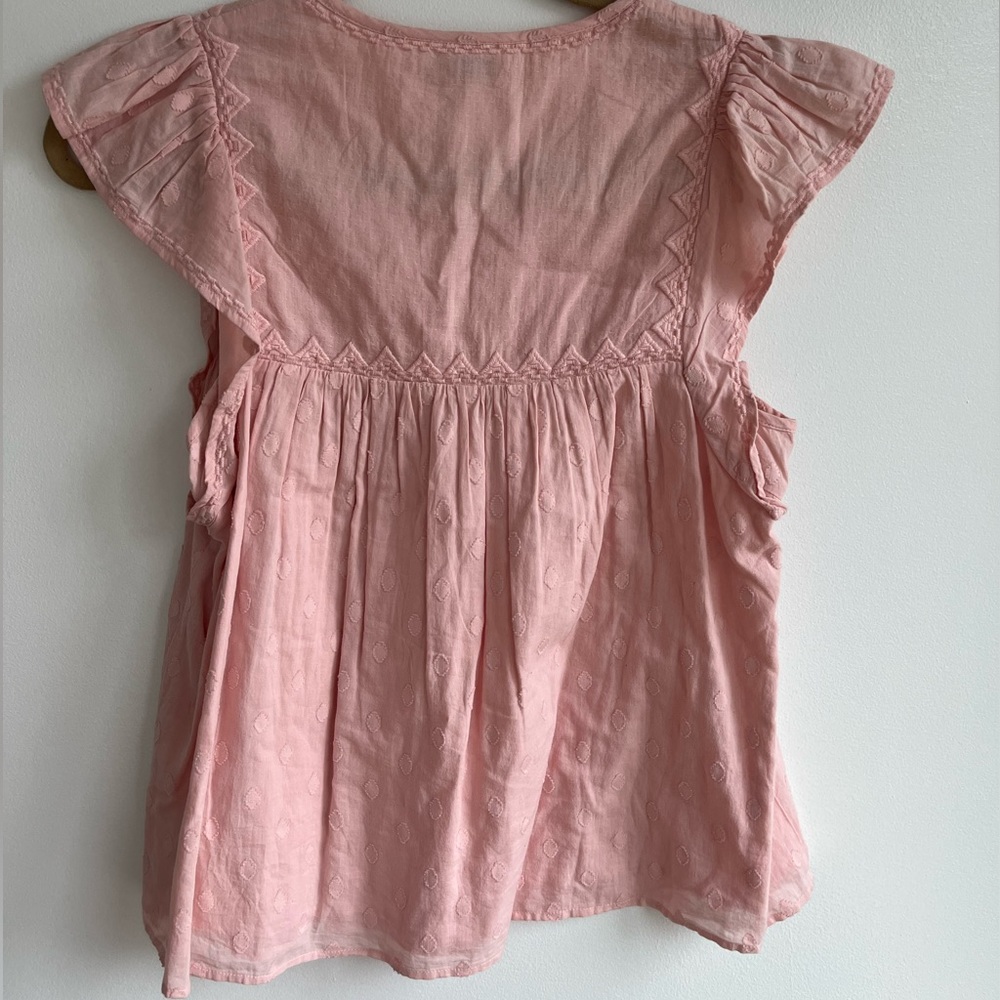 Faherty Pink Blouse - Picture 4 of 4